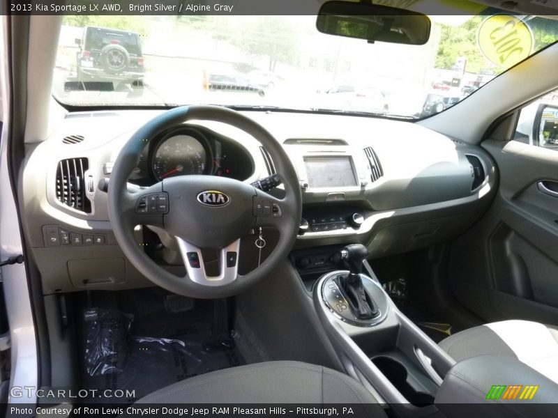Bright Silver / Alpine Gray 2013 Kia Sportage LX AWD