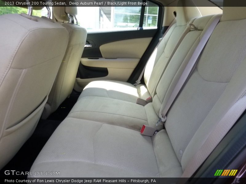 Deep Auburn Pearl / Black/Light Frost Beige 2013 Chrysler 200 Touring Sedan