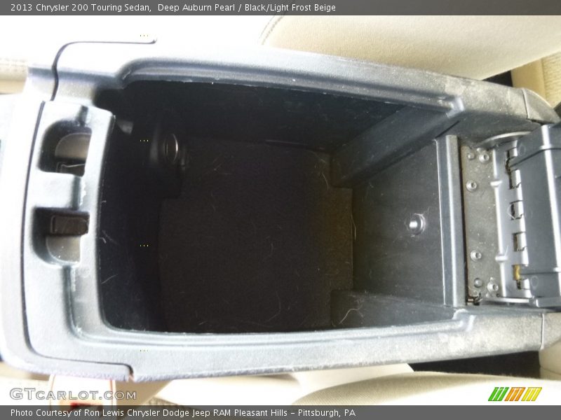Deep Auburn Pearl / Black/Light Frost Beige 2013 Chrysler 200 Touring Sedan
