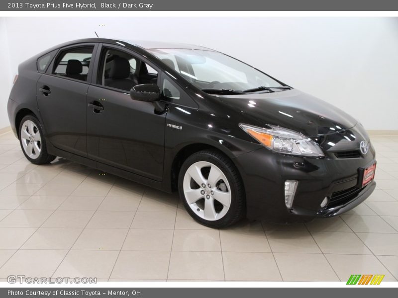 Black / Dark Gray 2013 Toyota Prius Five Hybrid