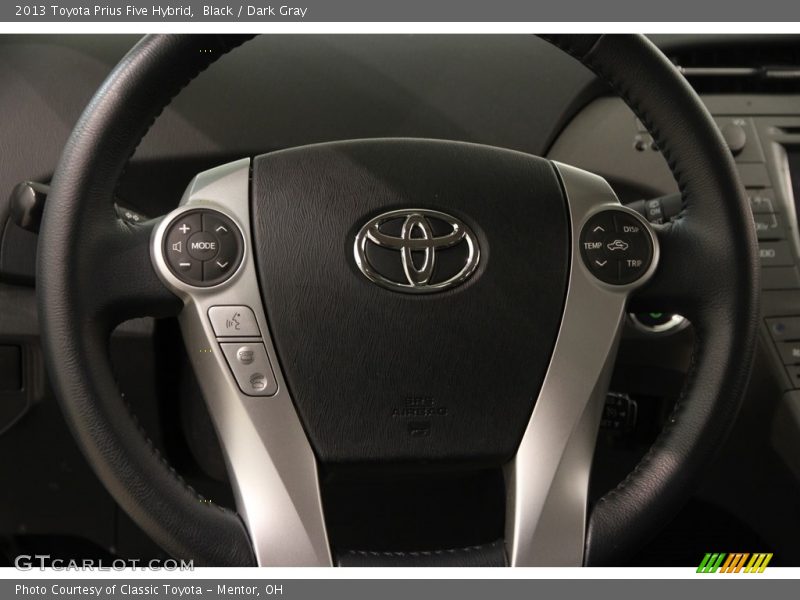 Black / Dark Gray 2013 Toyota Prius Five Hybrid