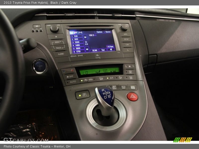 Black / Dark Gray 2013 Toyota Prius Five Hybrid