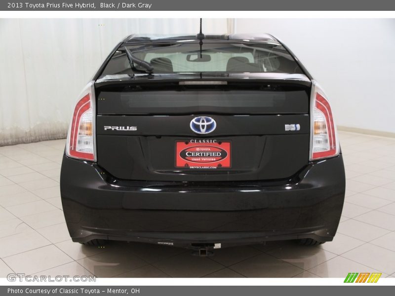 Black / Dark Gray 2013 Toyota Prius Five Hybrid