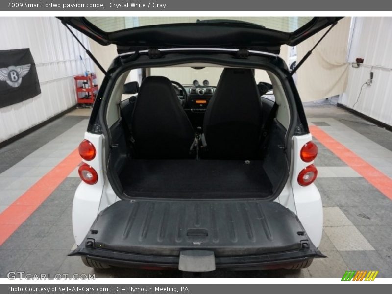 Crystal White / Gray 2009 Smart fortwo passion coupe