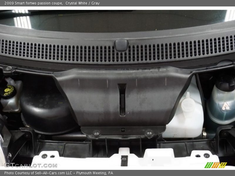 Crystal White / Gray 2009 Smart fortwo passion coupe