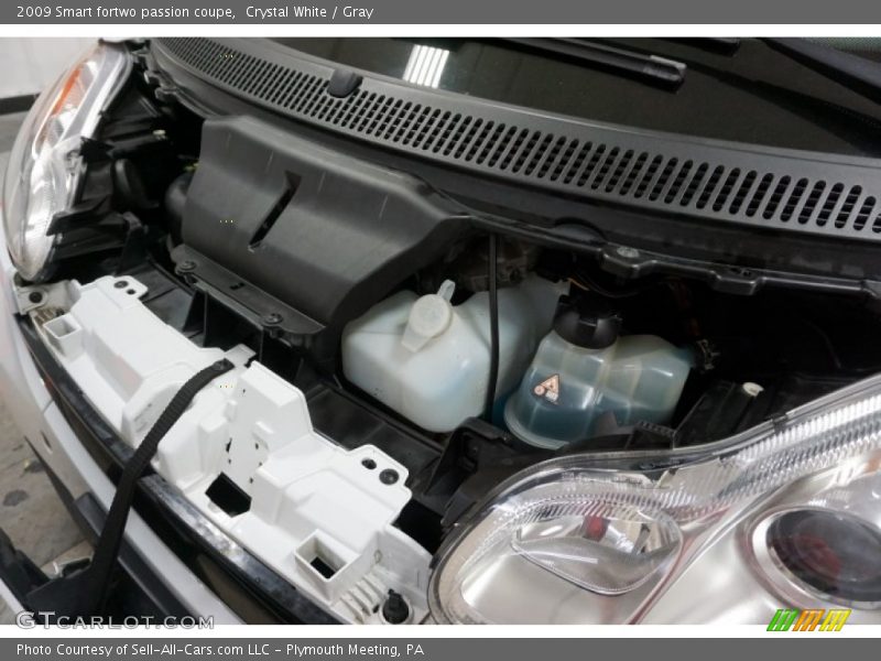 Crystal White / Gray 2009 Smart fortwo passion coupe