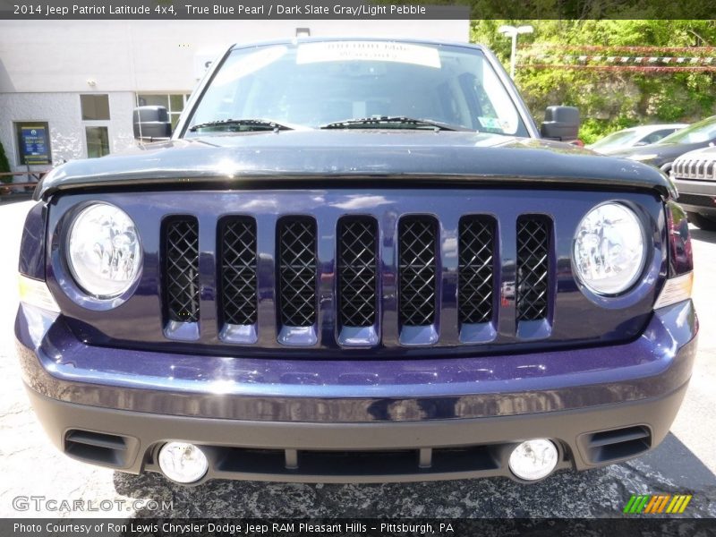 True Blue Pearl / Dark Slate Gray/Light Pebble 2014 Jeep Patriot Latitude 4x4