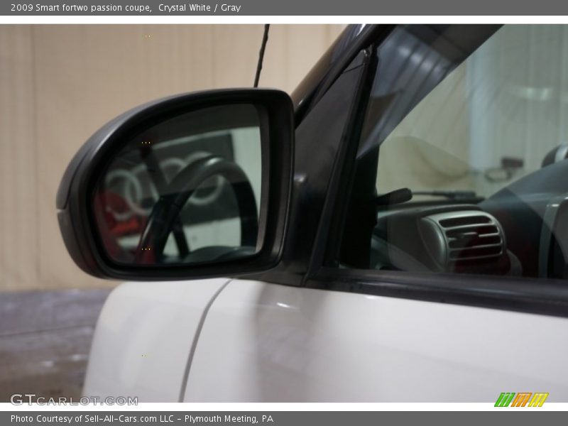 Crystal White / Gray 2009 Smart fortwo passion coupe