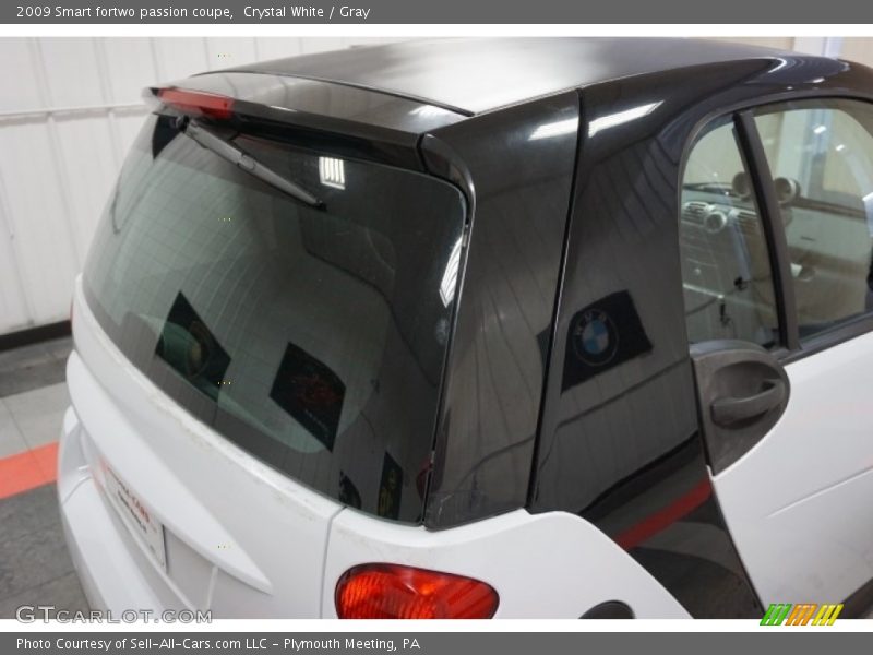 Crystal White / Gray 2009 Smart fortwo passion coupe