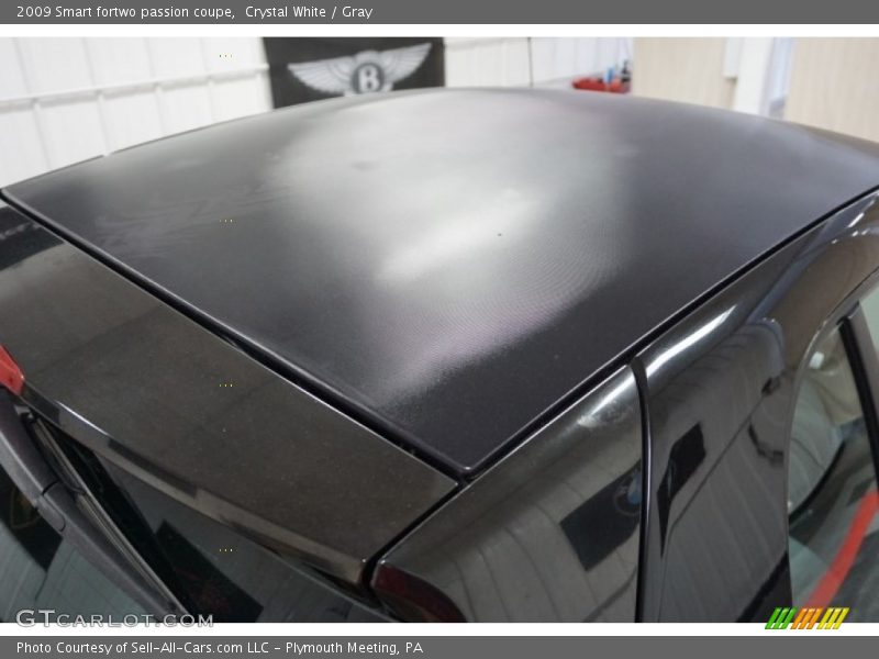Crystal White / Gray 2009 Smart fortwo passion coupe