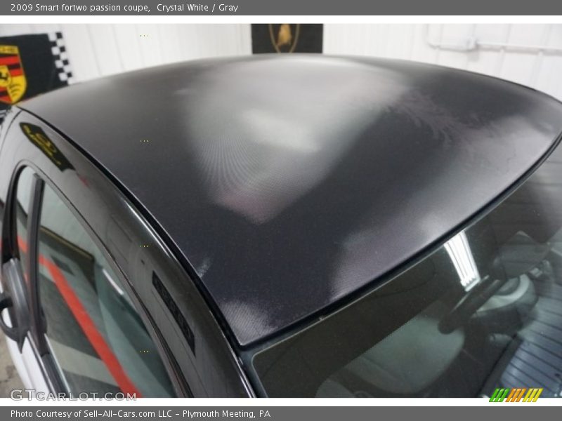 Crystal White / Gray 2009 Smart fortwo passion coupe