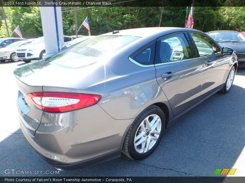 Sterling Gray Metallic / Charcoal Black 2013 Ford Fusion SE