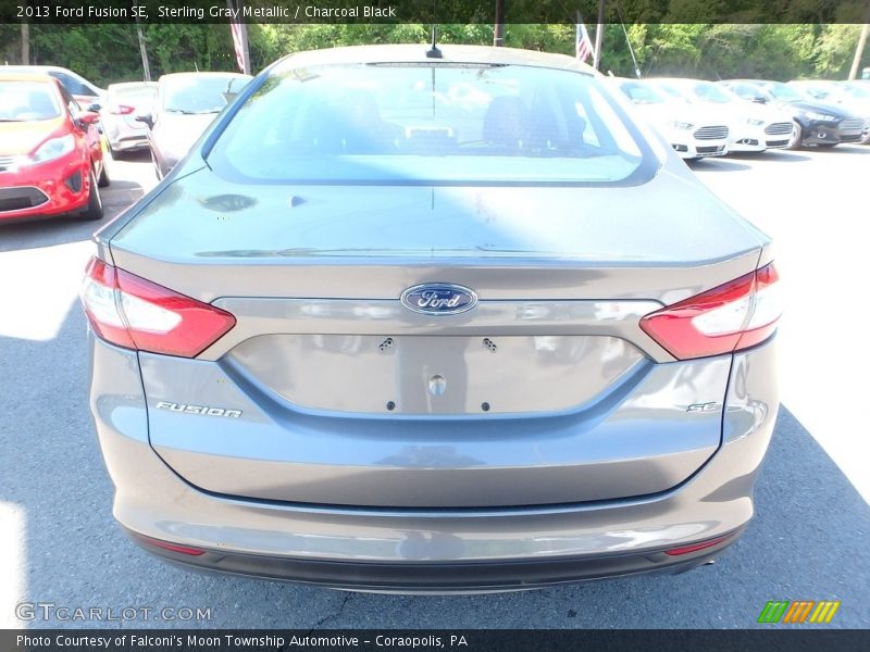 Sterling Gray Metallic / Charcoal Black 2013 Ford Fusion SE