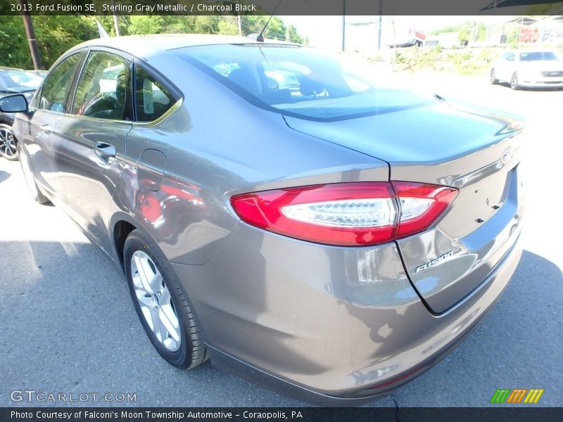 Sterling Gray Metallic / Charcoal Black 2013 Ford Fusion SE