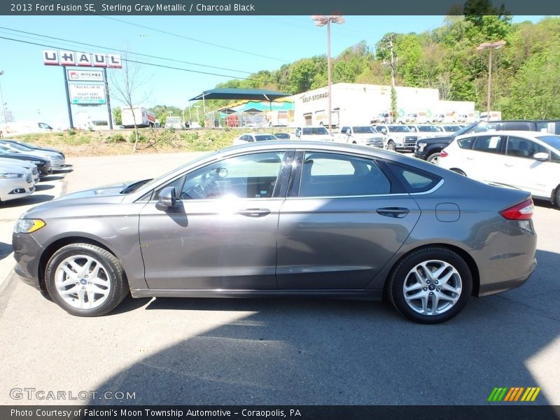 Sterling Gray Metallic / Charcoal Black 2013 Ford Fusion SE