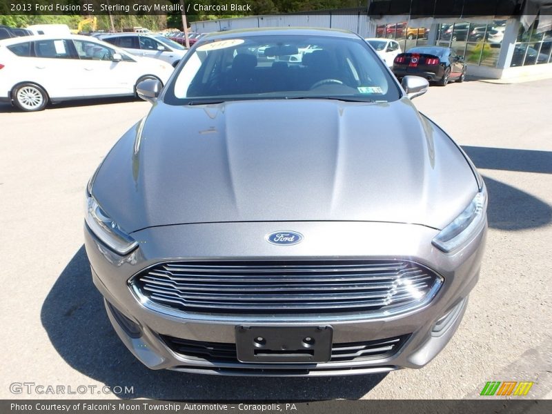 Sterling Gray Metallic / Charcoal Black 2013 Ford Fusion SE