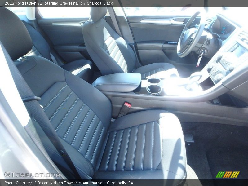 Sterling Gray Metallic / Charcoal Black 2013 Ford Fusion SE