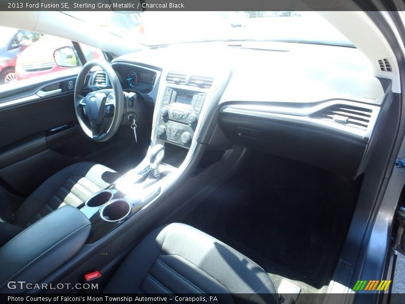 Sterling Gray Metallic / Charcoal Black 2013 Ford Fusion SE