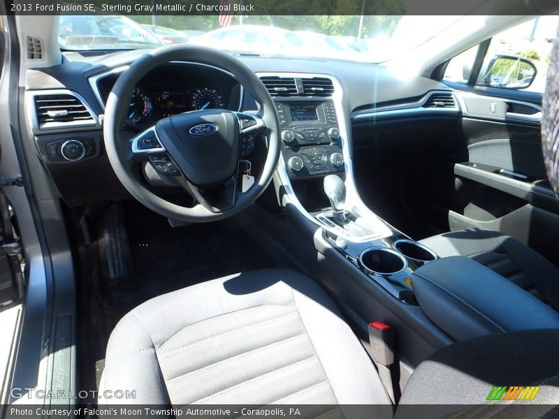 Sterling Gray Metallic / Charcoal Black 2013 Ford Fusion SE