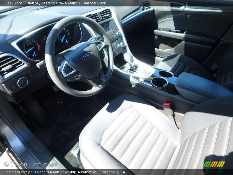 Sterling Gray Metallic / Charcoal Black 2013 Ford Fusion SE