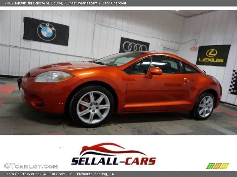 Sunset Pearlescent / Dark Charcoal 2007 Mitsubishi Eclipse SE Coupe