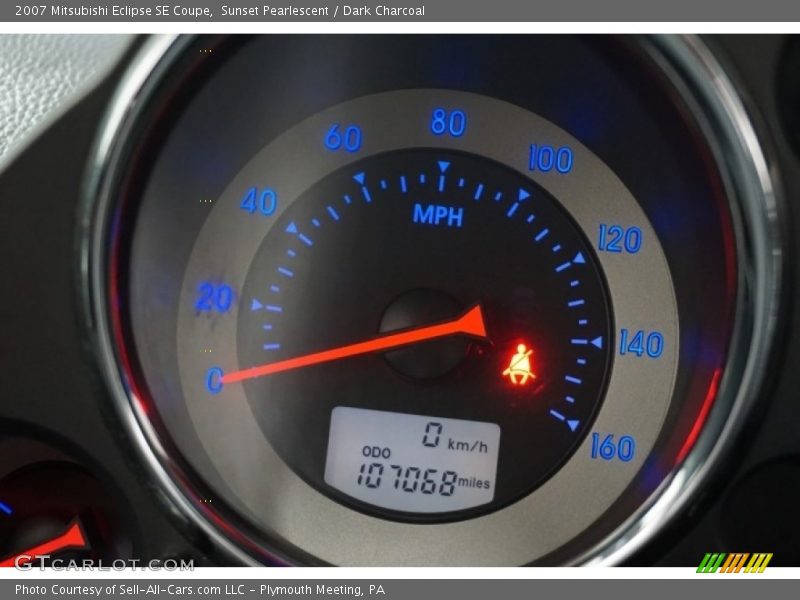 Sunset Pearlescent / Dark Charcoal 2007 Mitsubishi Eclipse SE Coupe