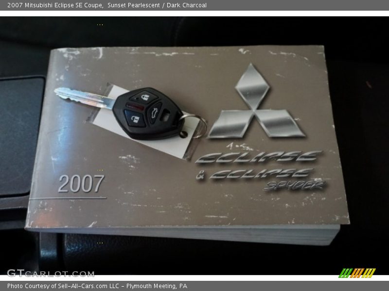 Sunset Pearlescent / Dark Charcoal 2007 Mitsubishi Eclipse SE Coupe