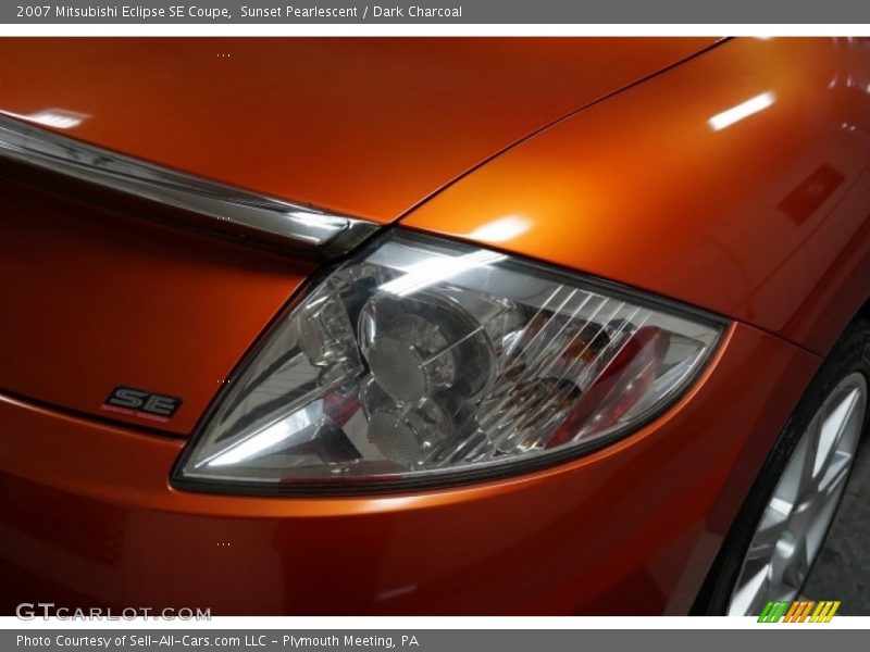 Sunset Pearlescent / Dark Charcoal 2007 Mitsubishi Eclipse SE Coupe