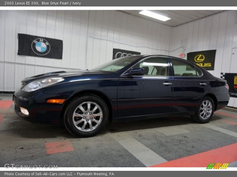 Blue Onyx Pearl / Ivory 2003 Lexus ES 300