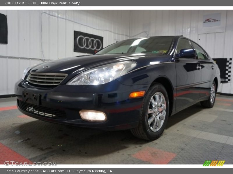 Blue Onyx Pearl / Ivory 2003 Lexus ES 300