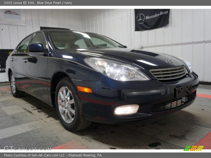Blue Onyx Pearl / Ivory 2003 Lexus ES 300