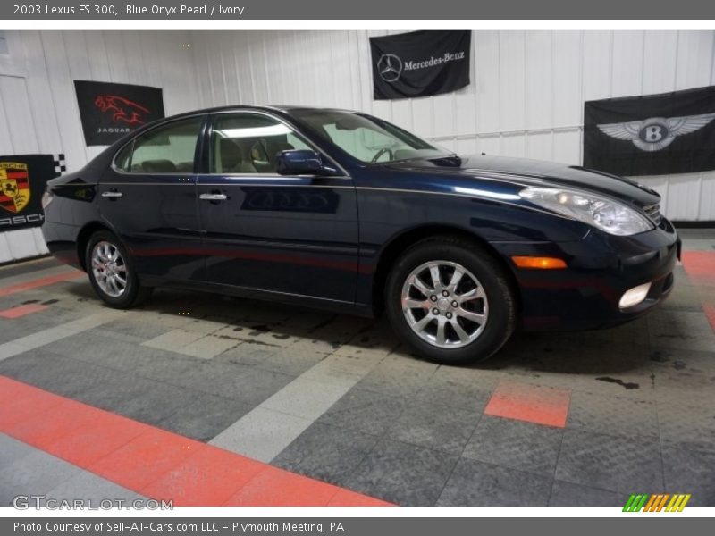 Blue Onyx Pearl / Ivory 2003 Lexus ES 300