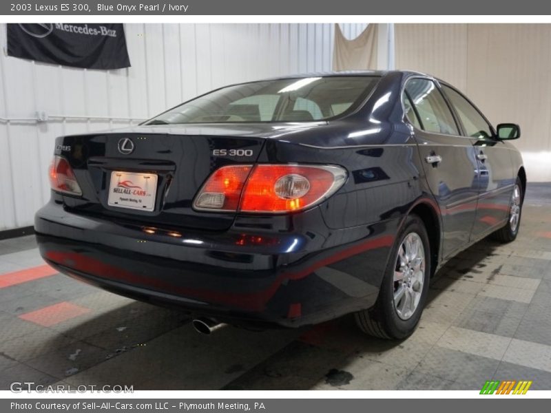 Blue Onyx Pearl / Ivory 2003 Lexus ES 300