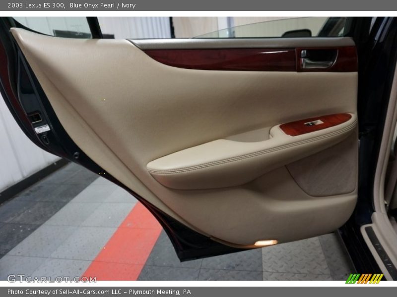 Blue Onyx Pearl / Ivory 2003 Lexus ES 300