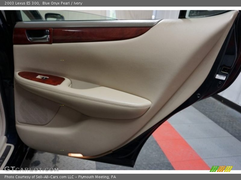 Blue Onyx Pearl / Ivory 2003 Lexus ES 300