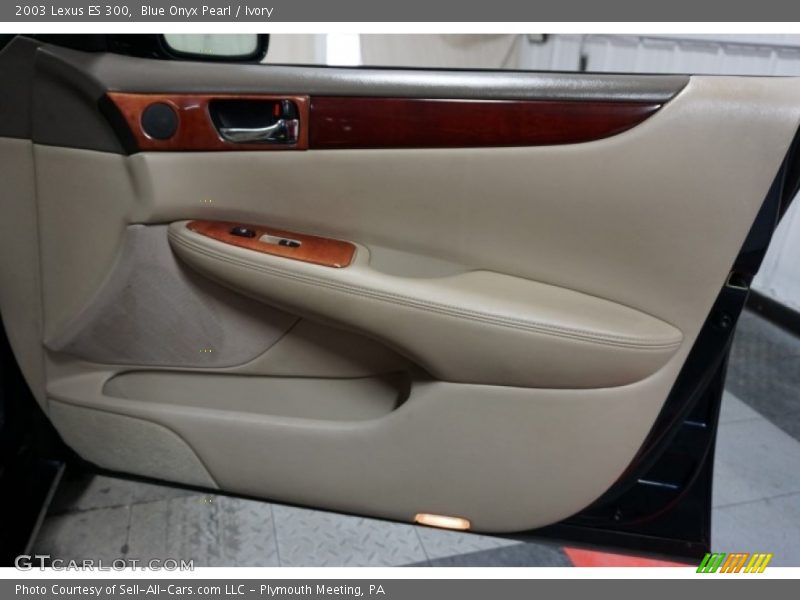 Blue Onyx Pearl / Ivory 2003 Lexus ES 300