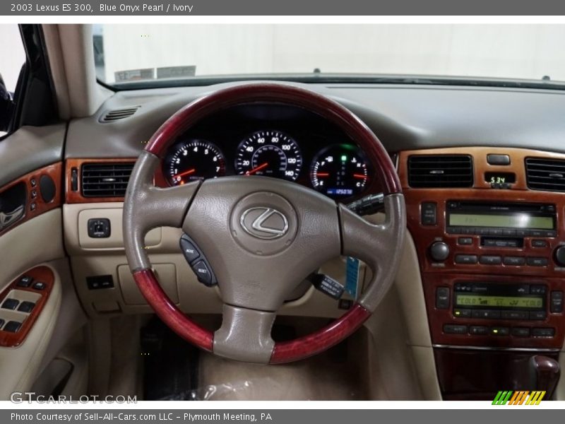 Blue Onyx Pearl / Ivory 2003 Lexus ES 300