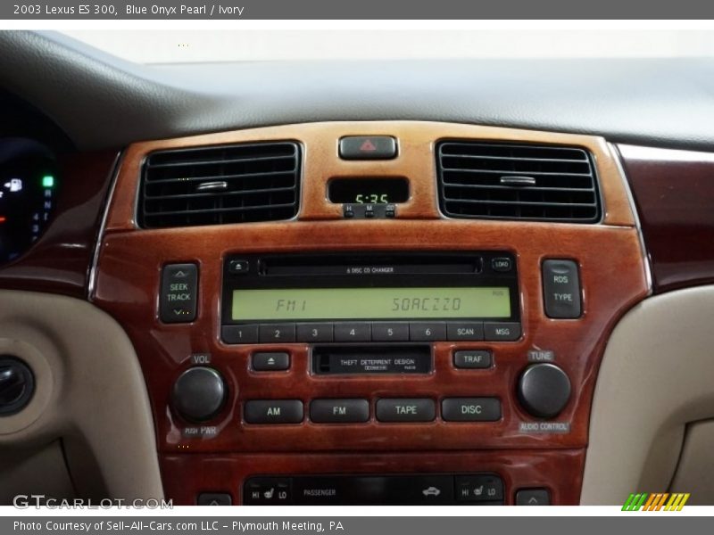 Blue Onyx Pearl / Ivory 2003 Lexus ES 300