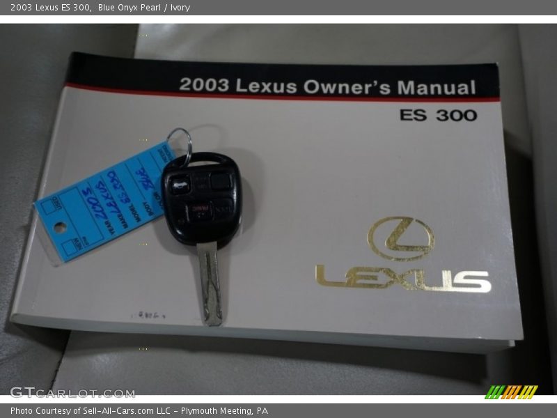 Blue Onyx Pearl / Ivory 2003 Lexus ES 300