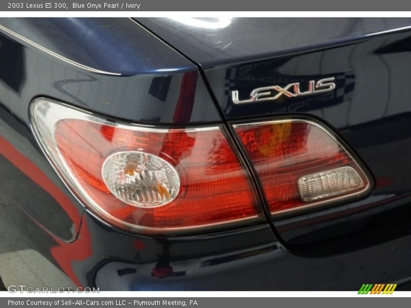 Blue Onyx Pearl / Ivory 2003 Lexus ES 300