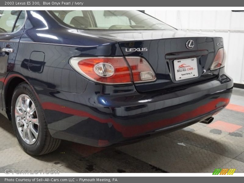 Blue Onyx Pearl / Ivory 2003 Lexus ES 300