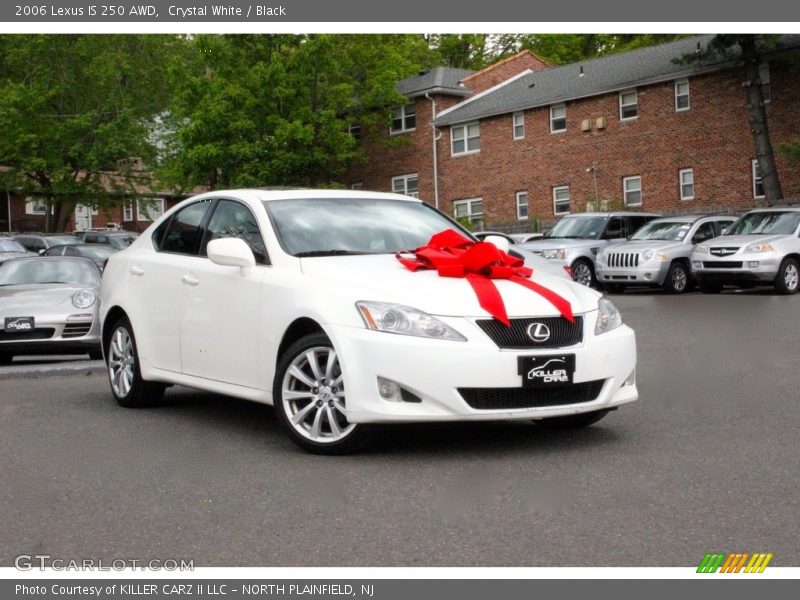 Crystal White / Black 2006 Lexus IS 250 AWD