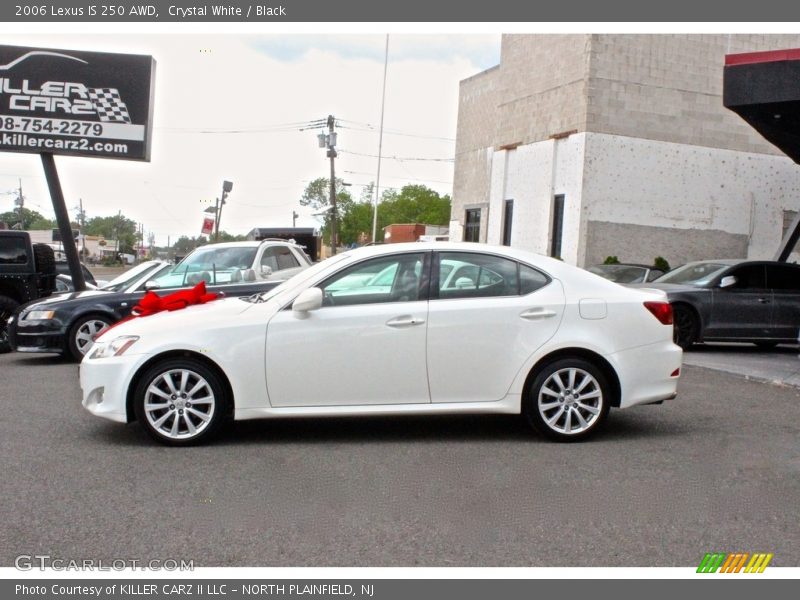 Crystal White / Black 2006 Lexus IS 250 AWD