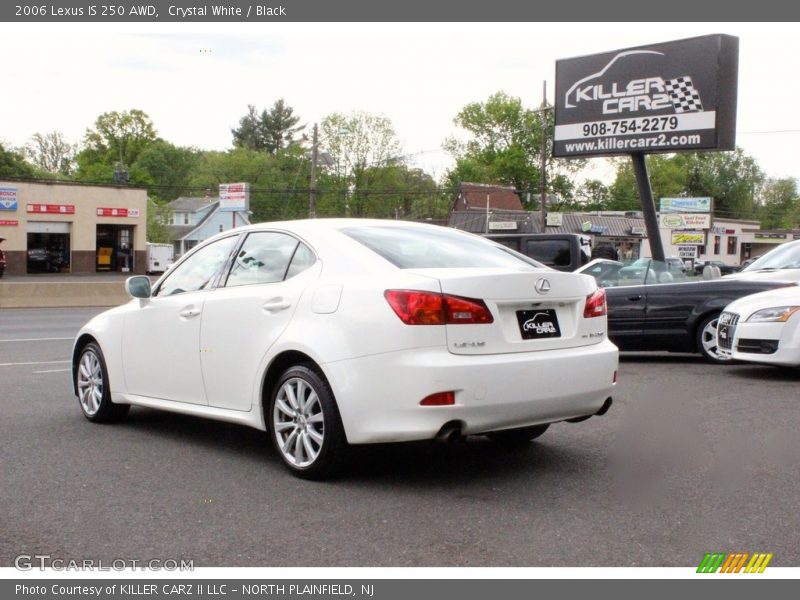 Crystal White / Black 2006 Lexus IS 250 AWD