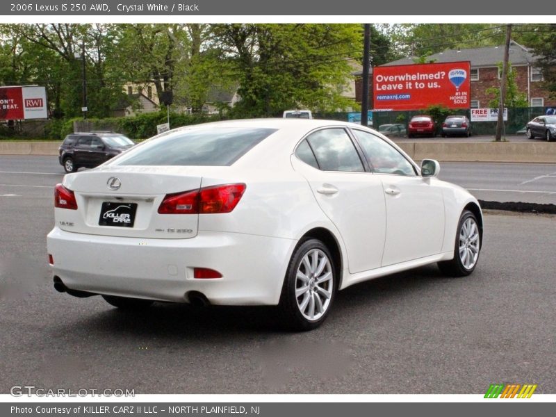 Crystal White / Black 2006 Lexus IS 250 AWD