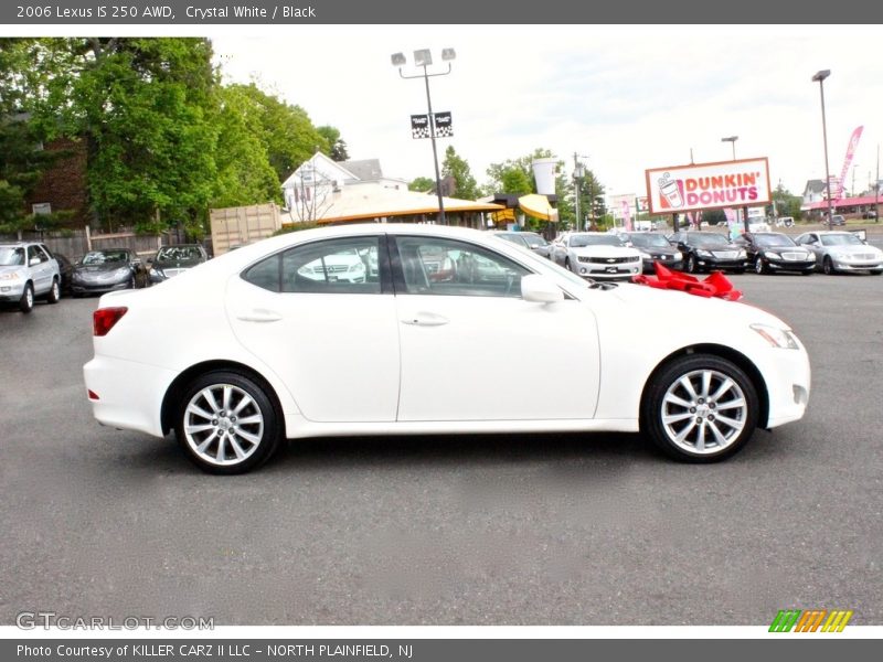 Crystal White / Black 2006 Lexus IS 250 AWD