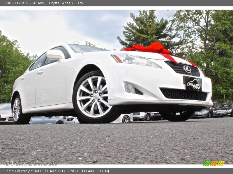 Crystal White / Black 2006 Lexus IS 250 AWD