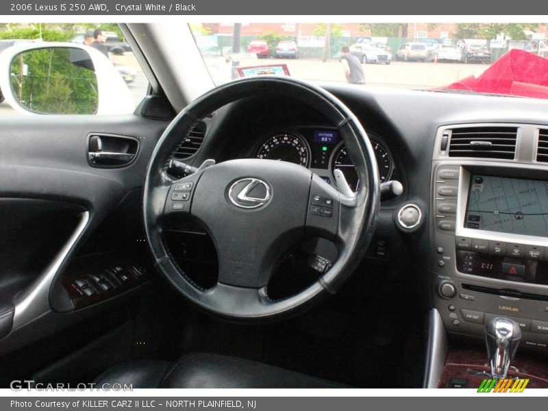 Crystal White / Black 2006 Lexus IS 250 AWD