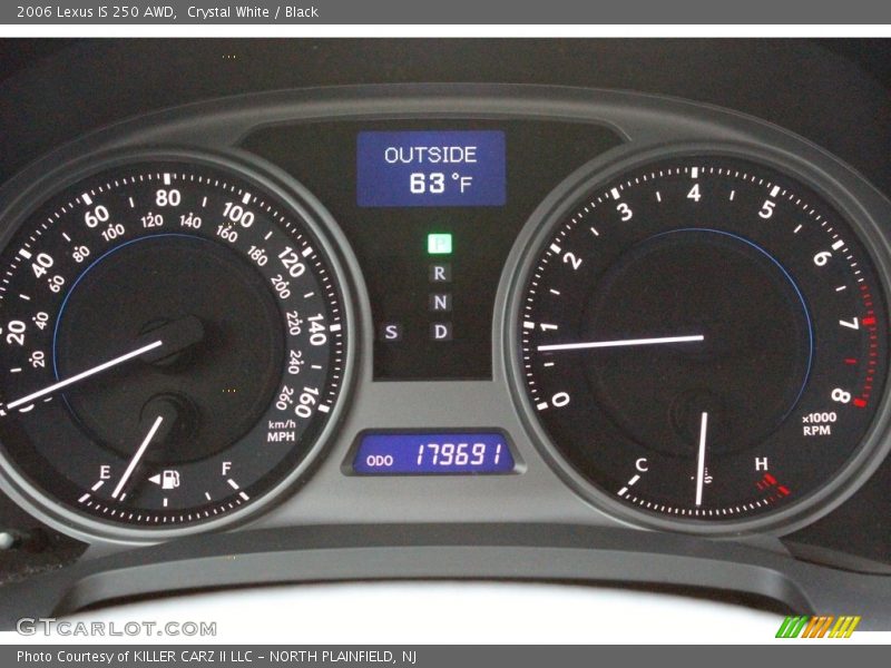 Crystal White / Black 2006 Lexus IS 250 AWD