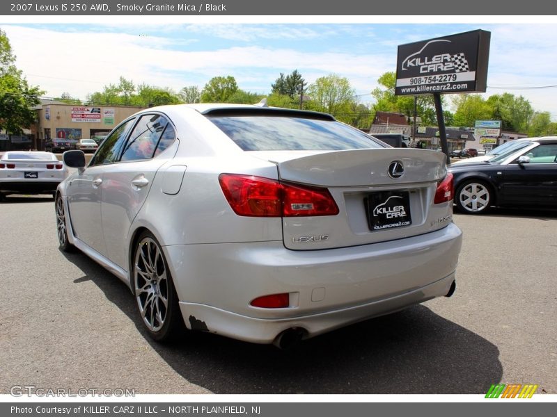 Smoky Granite Mica / Black 2007 Lexus IS 250 AWD